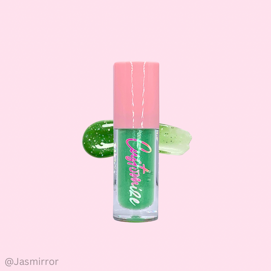 Custom Name Green Candy Lip Oil