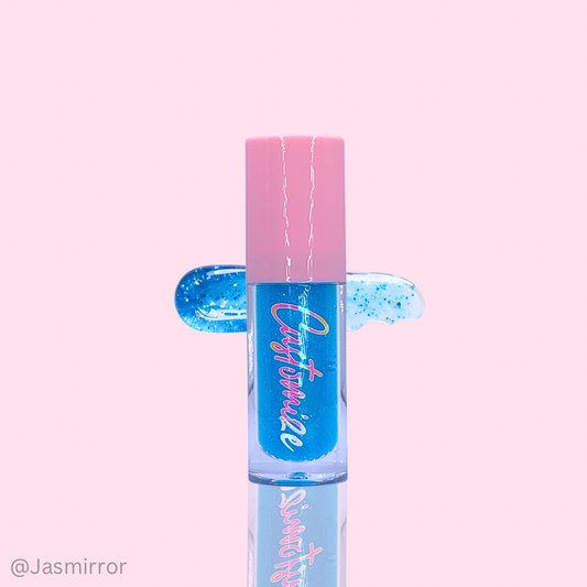 Custom Name Blue Raspberry Lip Oil