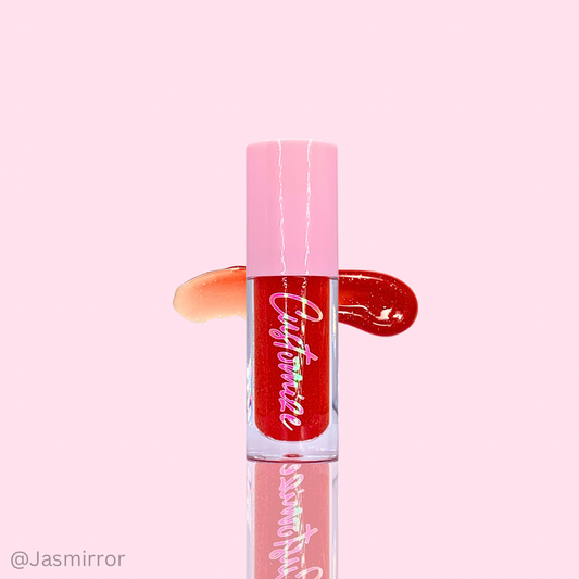 Custom Name Cherry Candy Lip Oil